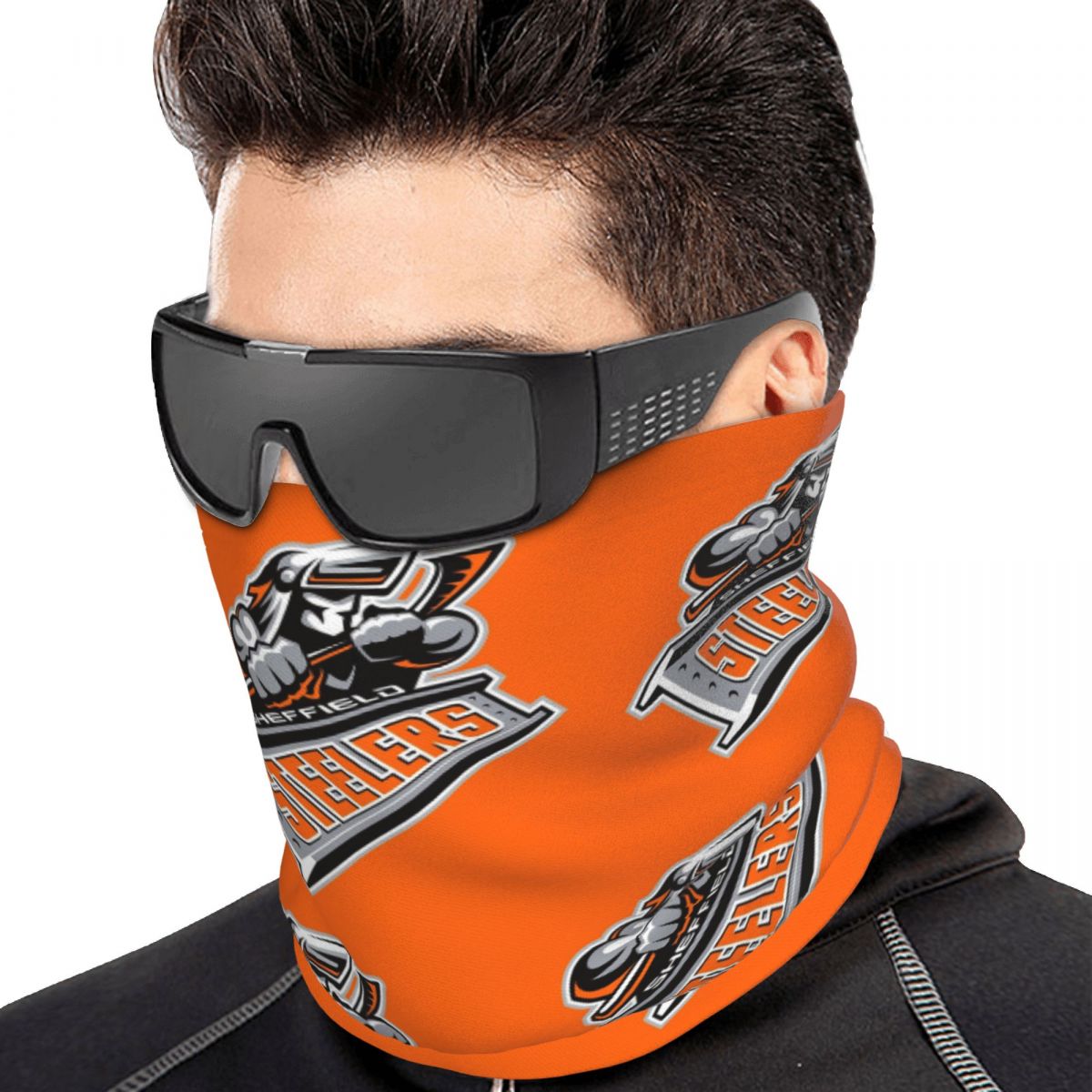Neck Gaiter Face Cover - Sheffield Steelers Bandana Boyun Bandı Baskılı